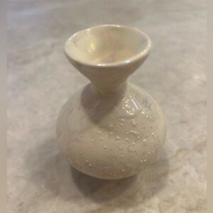 Perfect white bud vase .